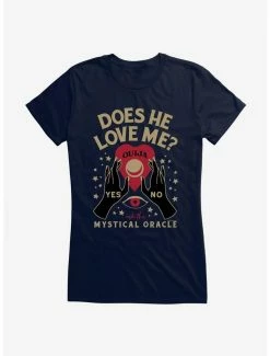 Cheapest ✔️ Ouija Game Does He Love Me 👧 Girls T-Shirt 🤩