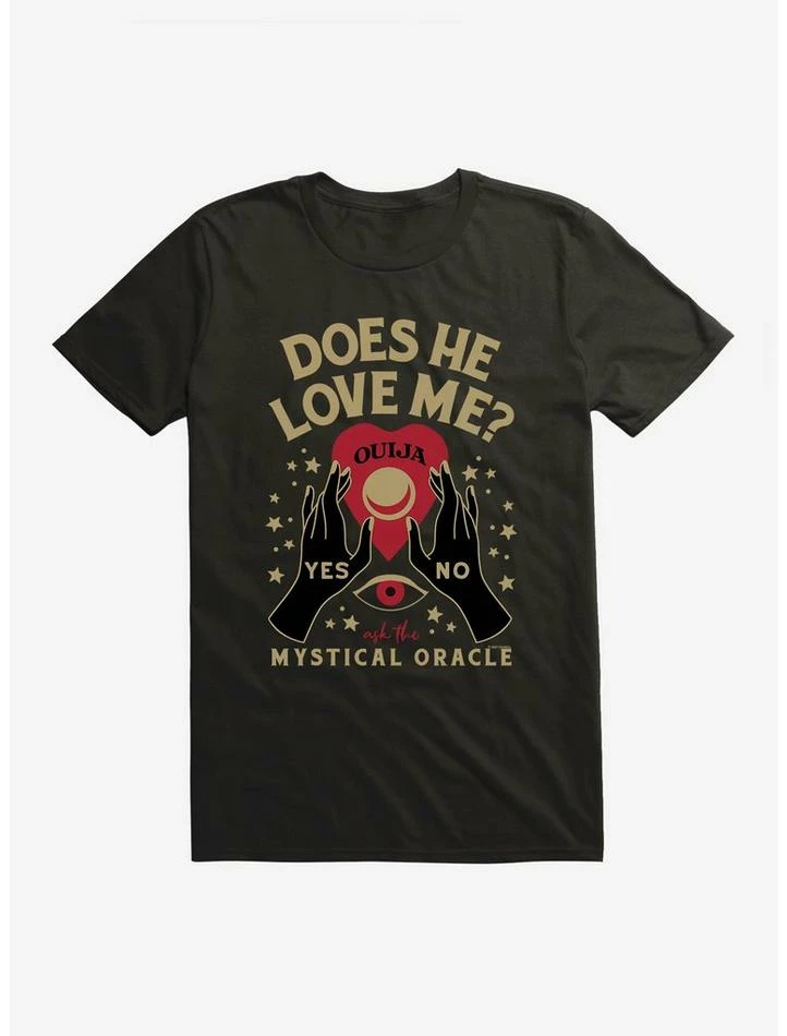 Cheapest βοΈ Ouija Game Does He Love Me T-Shirt π - Image 2