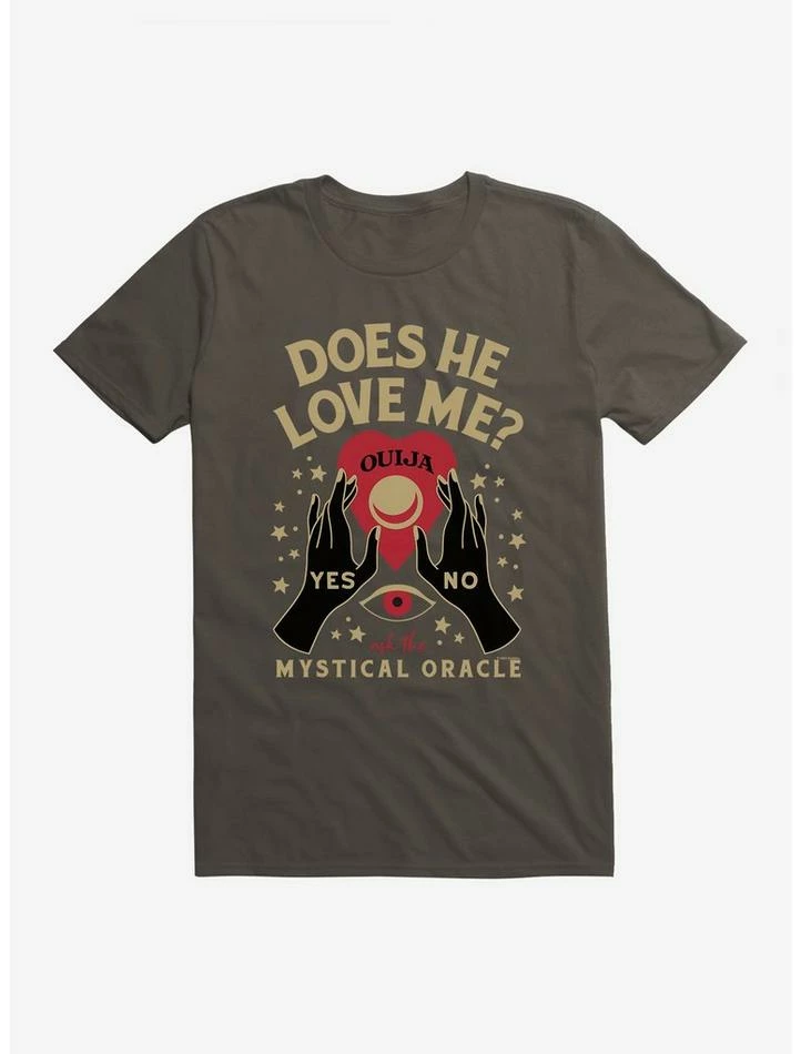 Cheapest βοΈ Ouija Game Does He Love Me T-Shirt π - Image 4