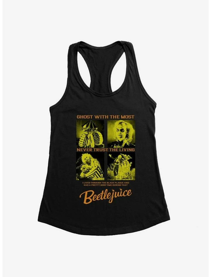 Top 10 β Beetlejuice I Lived Through Black Plague π§ Girls Tank π₯ - Image 6