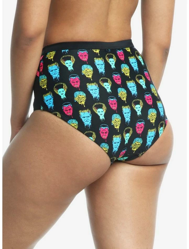 Top 10 π Universal Monsters Heads High-Waisted Swim Bottoms π₯° - Image 3