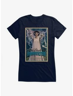 Wholesale 💯 Universal Monsters Bride Of Frankenstein Can She Love? 👧 Girls T-Shirt 🛒