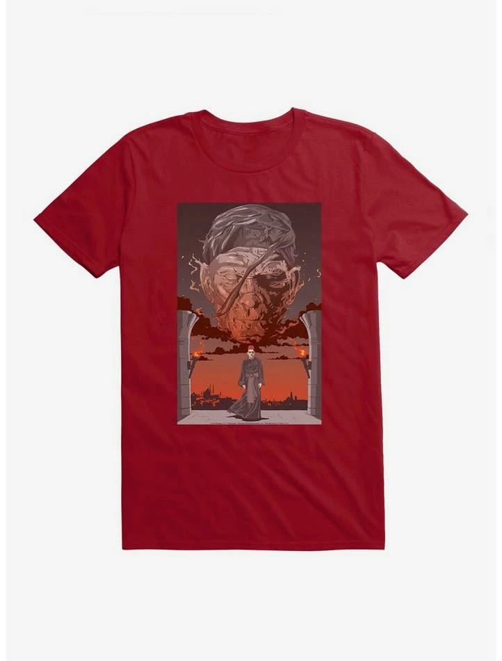 Budget π Universal Monsters The Mummy Face In The Sky T-Shirt β€οΈ - Image 3