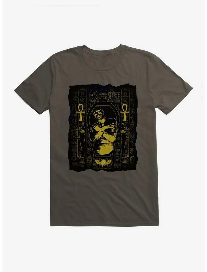 Best Sale π Universal Monsters The Mummy Posterized Sarcophagus T-Shirt 𧨠- Image 4