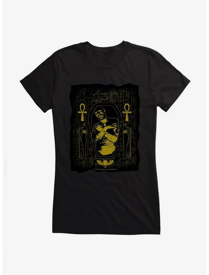 Cheapest π Universal Monsters The Mummy Posterized Sarcophagus π§ Girls T-Shirt π - Image 2