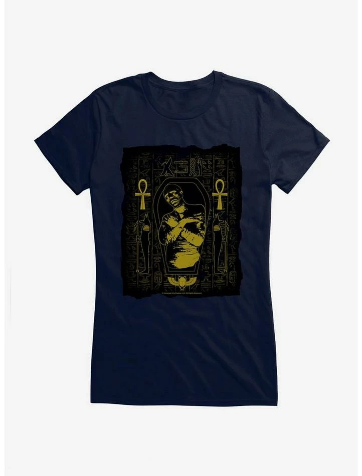Cheapest π Universal Monsters The Mummy Posterized Sarcophagus π§ Girls T-Shirt π - Image 4