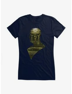 Flash Sale 👍 Universal Monsters The Mummy Tomb Side Profile 👧 Girls T-Shirt 😉