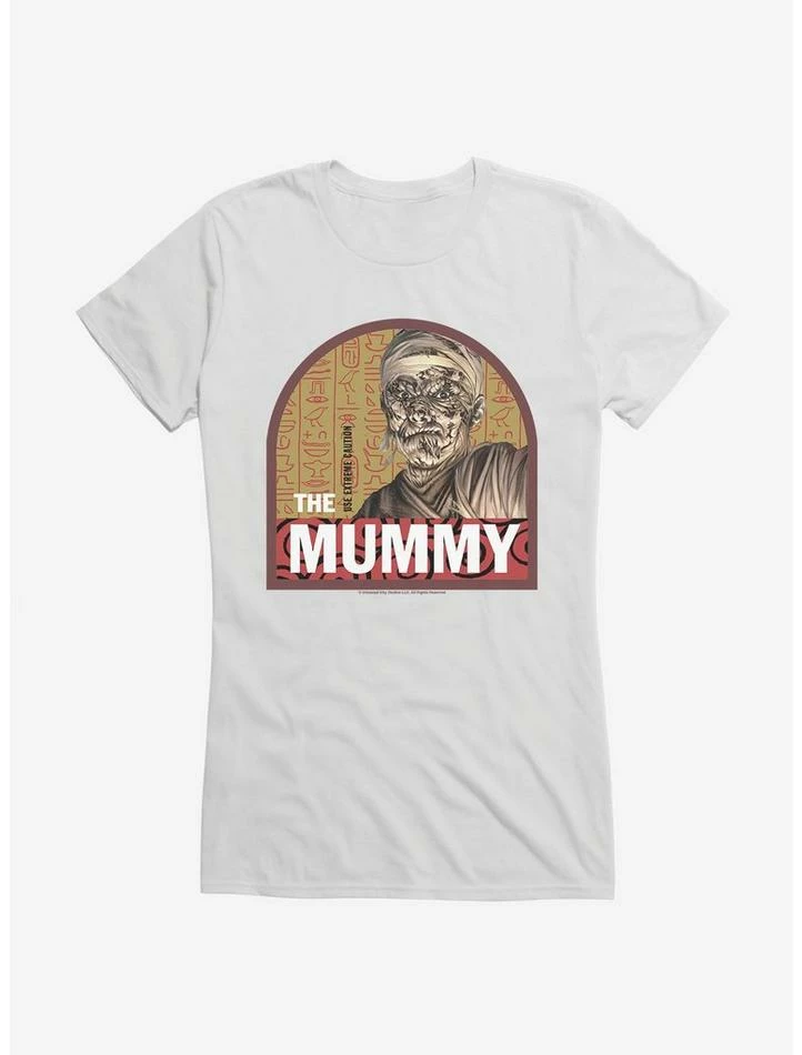 Coupon π Universal Monsters The Mummy Use Extreme Caution π§ Girls T-Shirt β - Image 6
