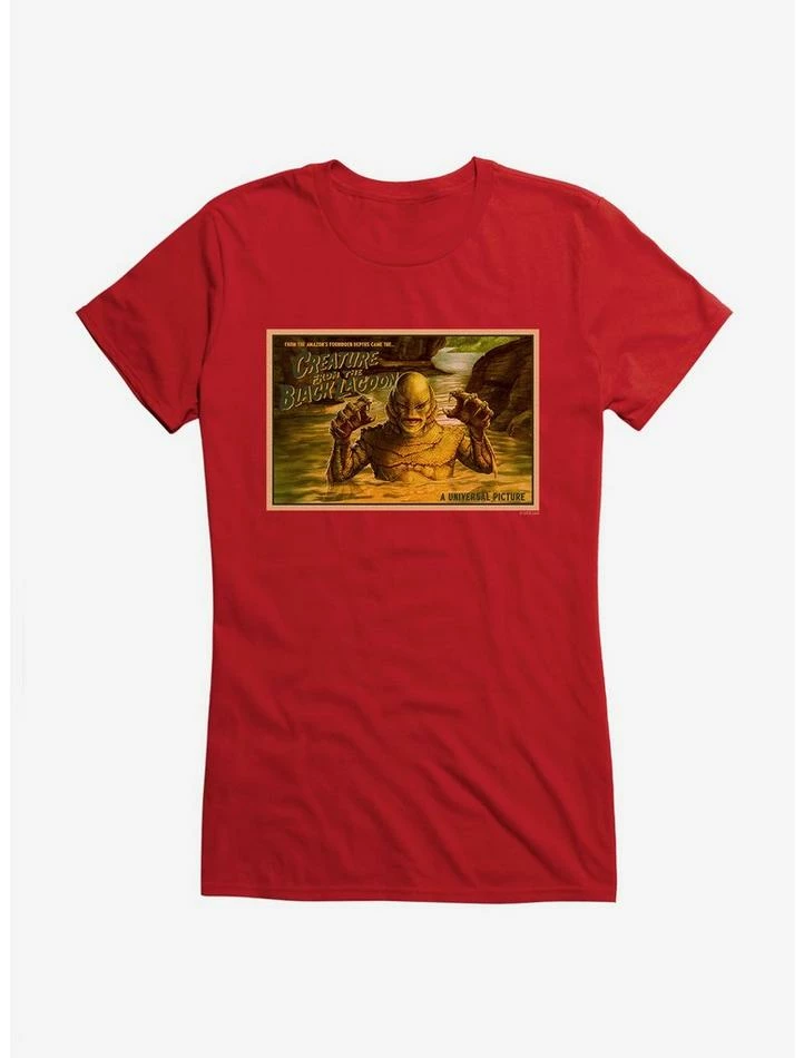 Cheapest β€οΈ Universal Monsters The Creature From The Black Lagoon Forbidden Depths π§ Girls T-Shirt π - Image 7