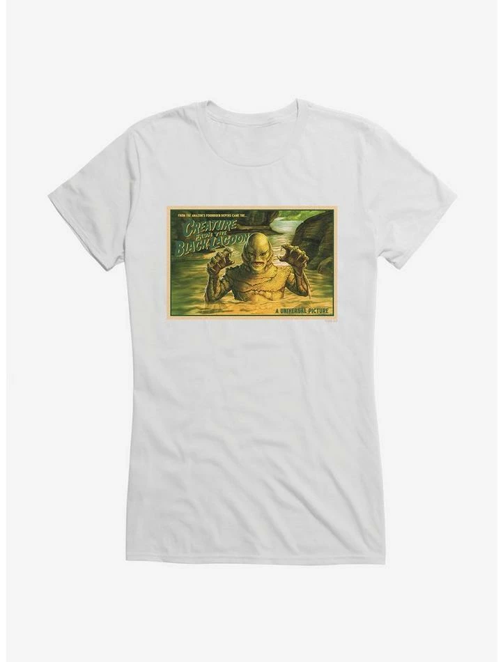 Cheapest β€οΈ Universal Monsters The Creature From The Black Lagoon Forbidden Depths π§ Girls T-Shirt π - Image 9