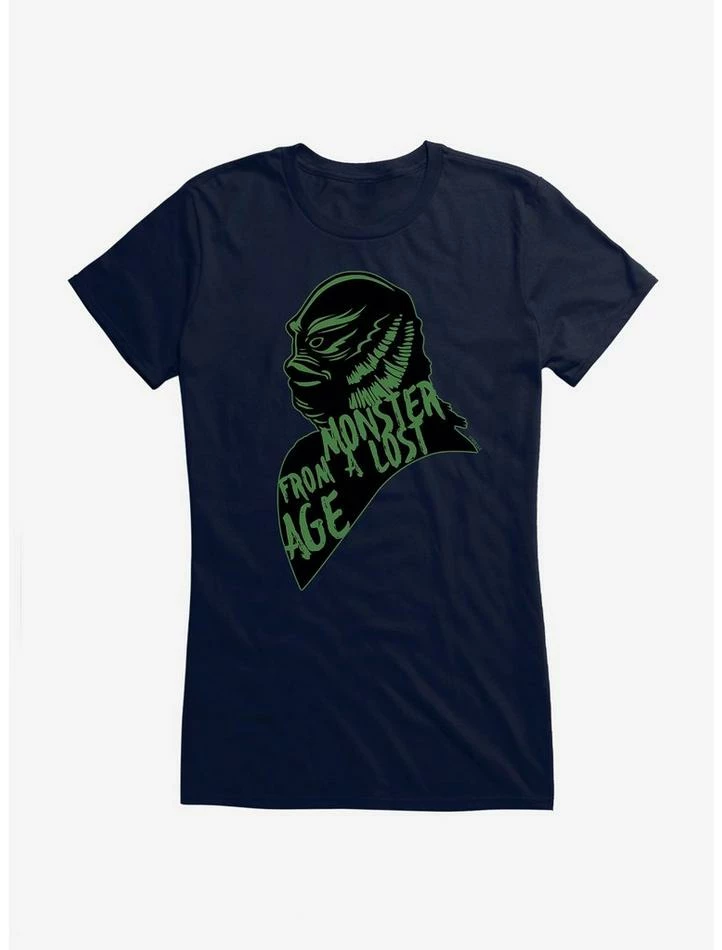 Cheapest 👍 Universal Monsters The Creature From The Black Lagoon From A Lost Age 👧 Girls T-Shirt ❤️ - Image 5