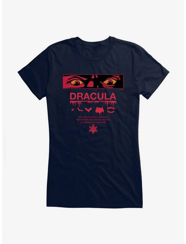 Budget π₯ Universal Monsters Dracula Always β Watching π§ Girls T-Shirt 𧨠- Image 4