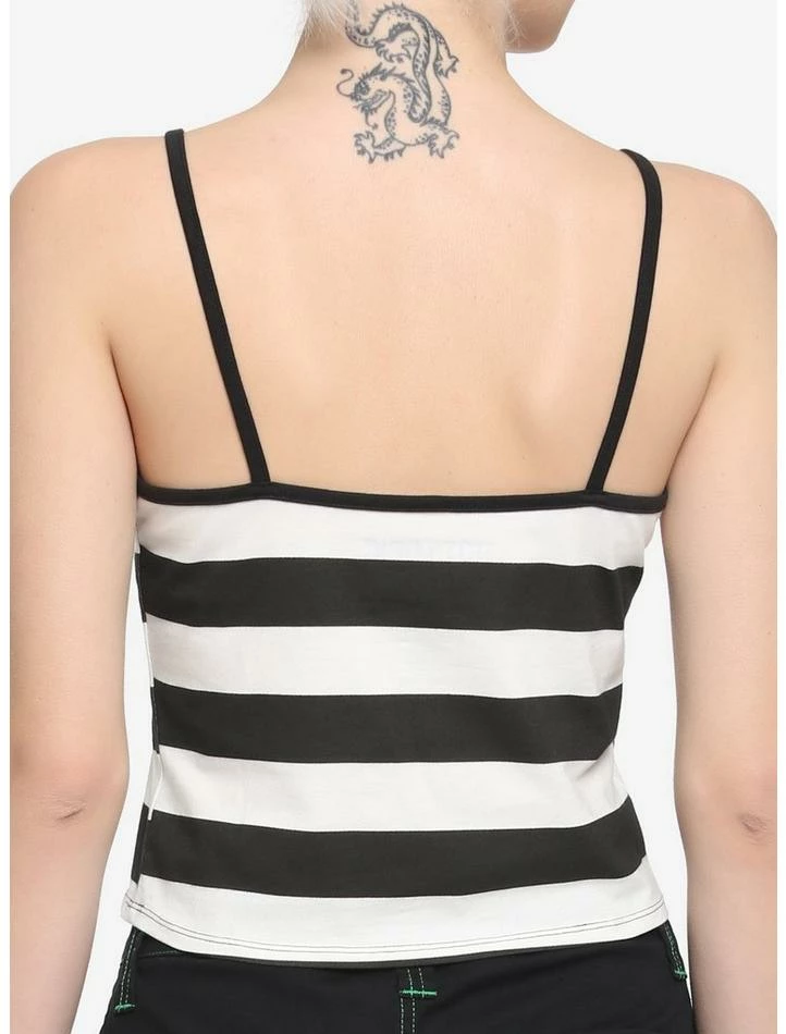 Top 10 ๐ Beetlejuice Chibi Characters ๐ง Girls Crop Strappy Tank Top ๐ - Image 3