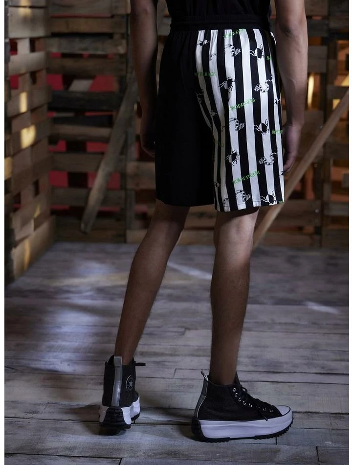 Promo π Beetlejuice Stripe Split Resort Shorts π₯ - Image 2