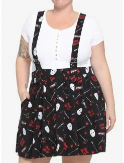 Brand new 😀 Friday The 13th Jason Suspender 👗 Skirt Plus Size 😀