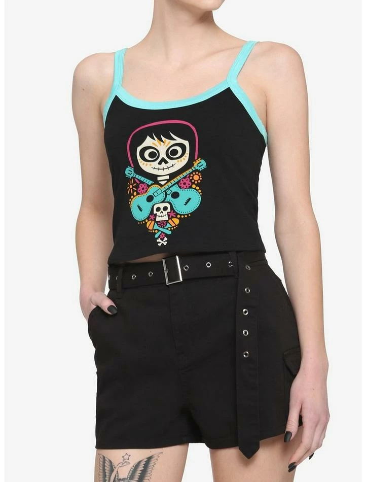 Budget π Disney Pixar Coco Contrast π§ Girls Crop Cami π
