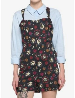 Coupon 🌟 Disney Pixar Coco Sugar Skull Soft Shortalls ✔️