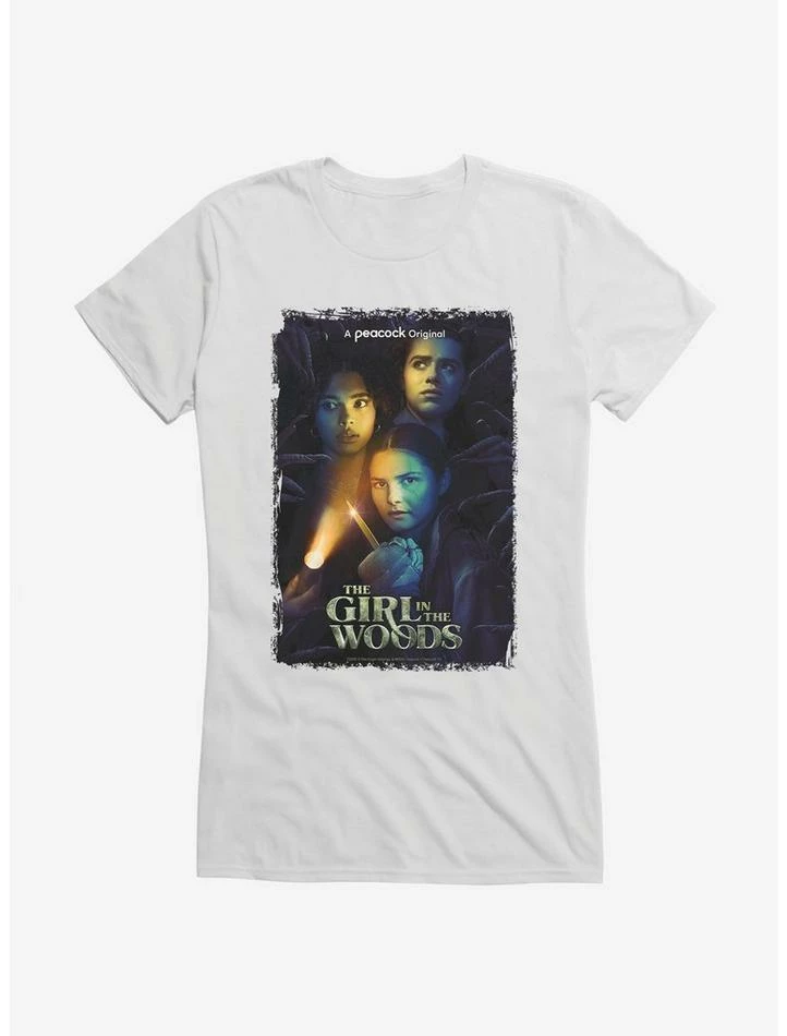 Best Sale π Peacock TV Girl In The Woods Series Poster π§ Girls T-Shirt β - Image 9