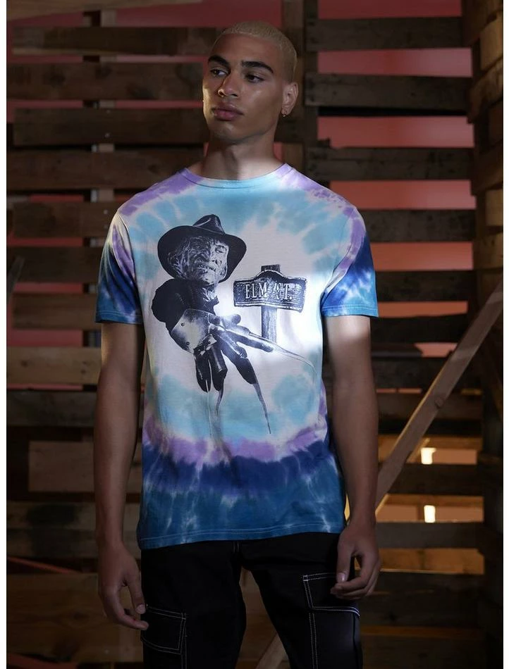 Deals π A Nightmare On Elm Street Freddy Tie-Dye T-Shirt π₯