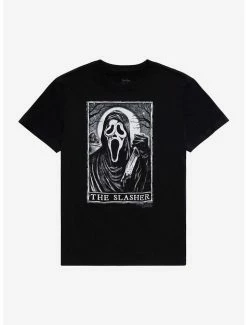 Discount 😉 Scream Ghost Face The Slasher Tarot Card T-Shirt 🔔