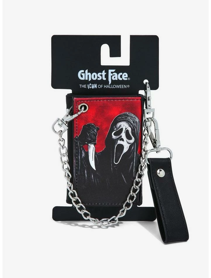 Top 10 π― Scream Ghost Face Trifold Chain Wallet π - Image 5