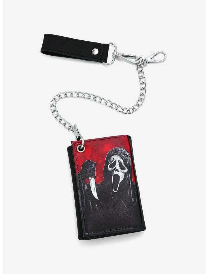 Top 10 π― Scream Ghost Face Trifold Chain Wallet π