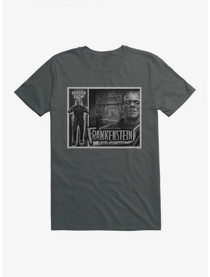 Wholesale π Frankenstein Black & White The Man Who Made A Monster T-Shirt π - Image 3