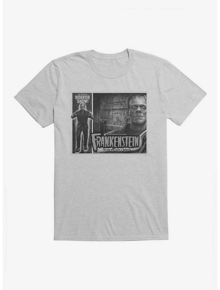 Wholesale π Frankenstein Black & White The Man Who Made A Monster T-Shirt π - Image 4