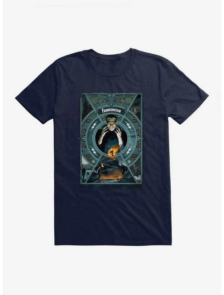 Best Sale π€© Frankenstein Poster T-Shirt 𧨠- Image 6