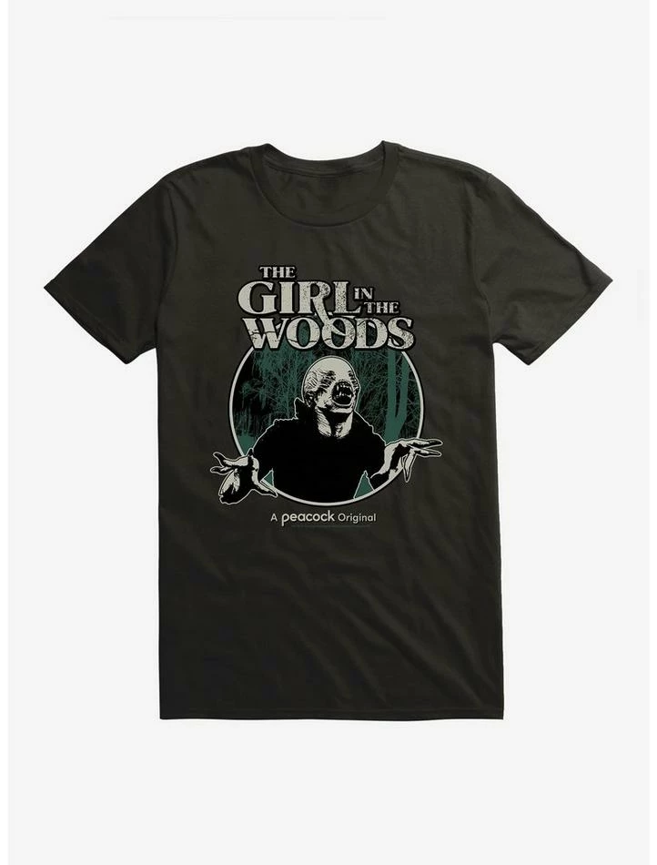 Best Sale β€οΈ Peacock TV Girl In The Woods Brute T-Shirt β - Image 2