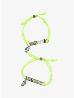 Budget π₯ Universal Monsters The Bride Of Frankenstein Broken Heart Best Friend Cord Bracelet Set β¨
