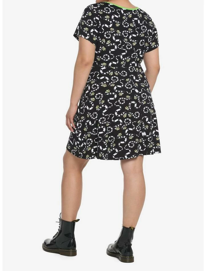 Top 10 βοΈ Beetlejuice Sandworm Skater π Dress Plus Size π - Image 3
