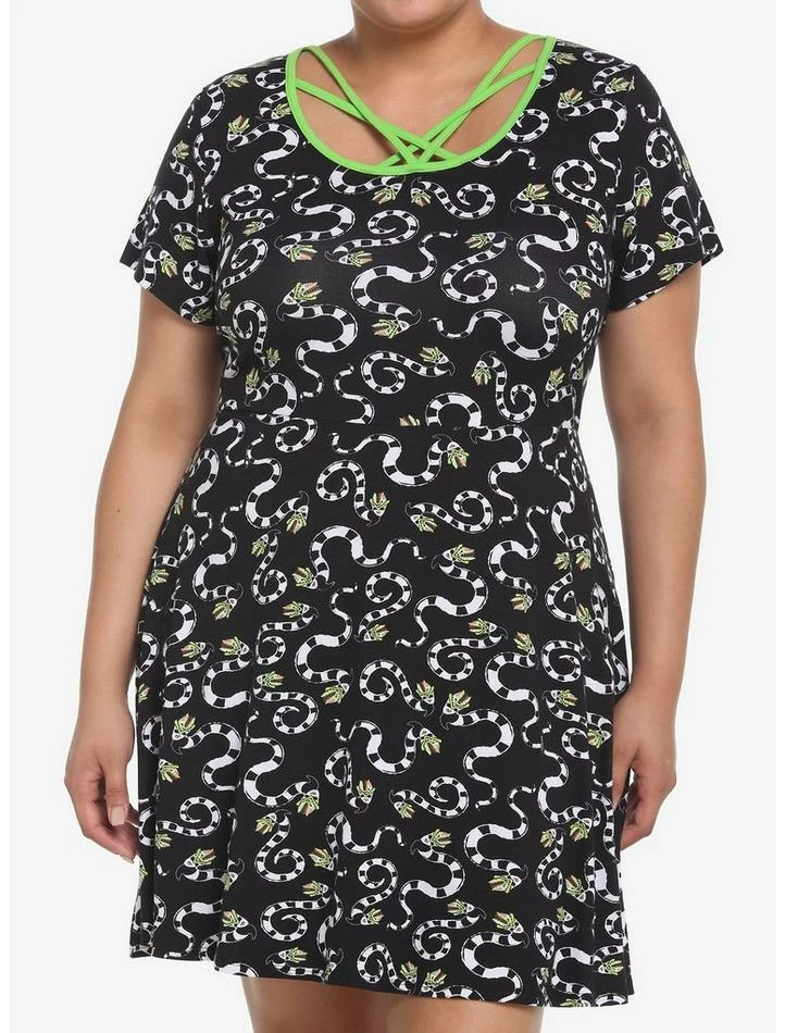 Top 10 βοΈ Beetlejuice Sandworm Skater π Dress Plus Size π