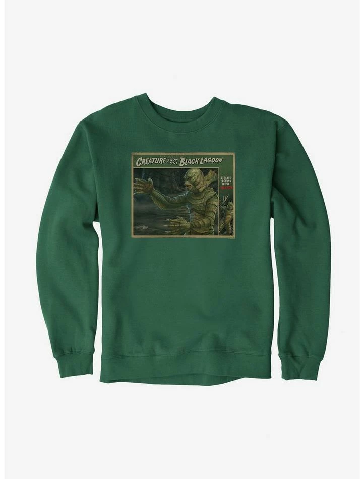 Best Pirce π Creature From The Black Lagoon Original Horror Show Strange Legends Sweatshirt β€οΈ - Image 4