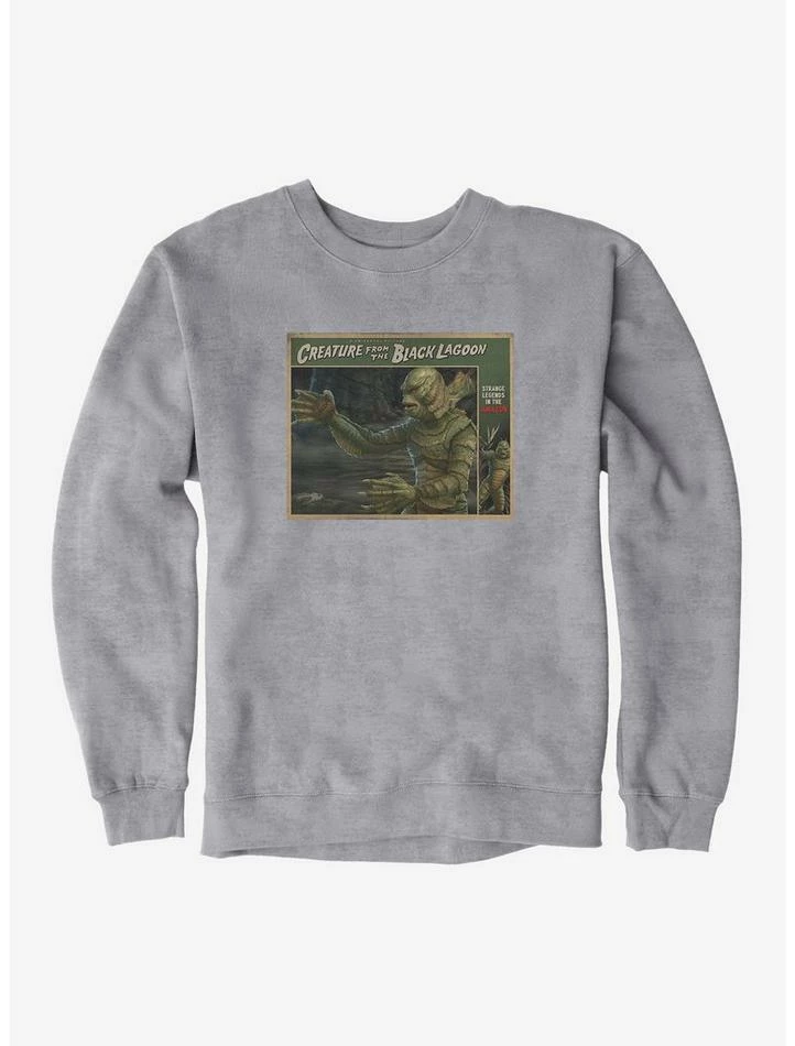 Best Pirce π Creature From The Black Lagoon Original Horror Show Strange Legends Sweatshirt β€οΈ - Image 5