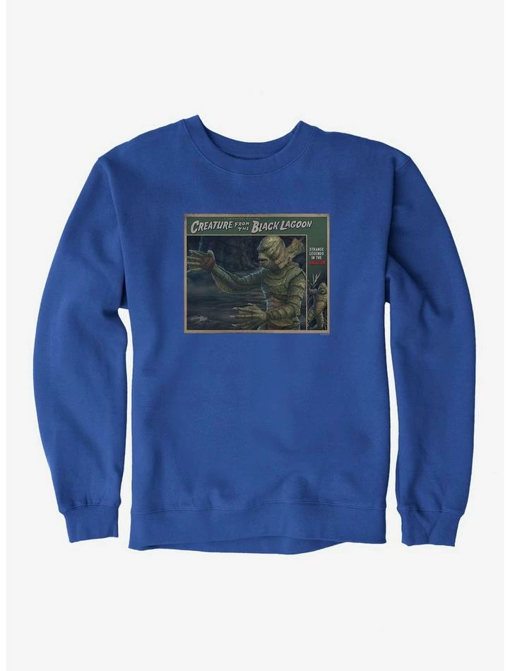 Best Pirce π Creature From The Black Lagoon Original Horror Show Strange Legends Sweatshirt β€οΈ - Image 9