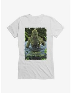 Cheapest 🤩 Creature From The Black Lagoon Original Horror Show Movie Poster 👧 Girls T-Shirt 🔥