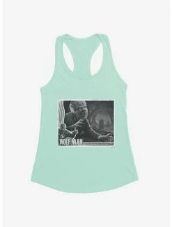 Deals 𧨠The Wolf Man Black And White Movie Poster π§ Girls Tank π₯°