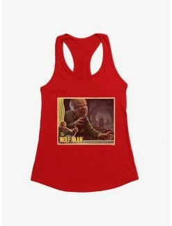 Hot Sale ⭐ The Wolf Man Movie Poster 👧 Girls Tank ⌛