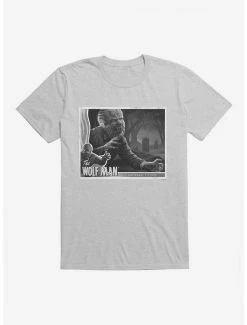 Top 10 ❤️ The Wolf Man Black And White Movie Poster T-Shirt 🧨