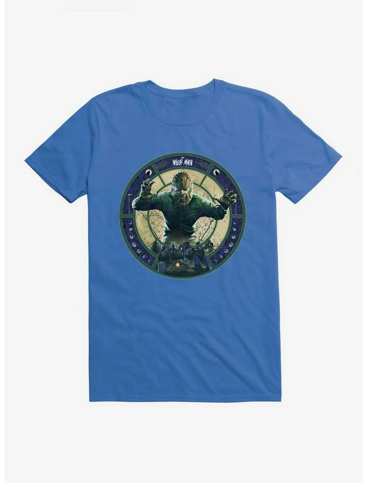 Best Pirce 𧨠The Wolf Man Moon Phases T-Shirt π - Image 7