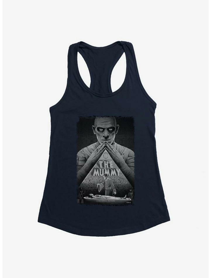 Best deal ๐ The Mummy Black & White Poster ๐ง Girls Tank โค๏ธ - Image 6