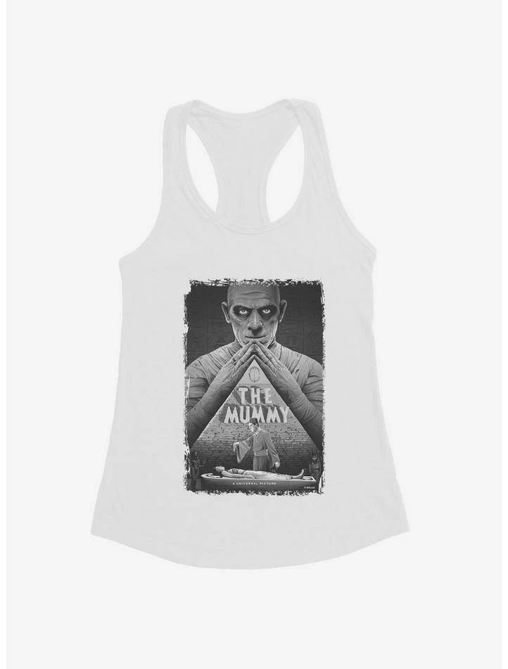 Best deal ๐ The Mummy Black & White Poster ๐ง Girls Tank โค๏ธ - Image 9