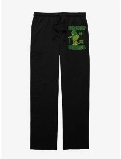 Best Pirce 😉 Jim Henson's Fraggle Rock Green On Pajama Pants ❤️
