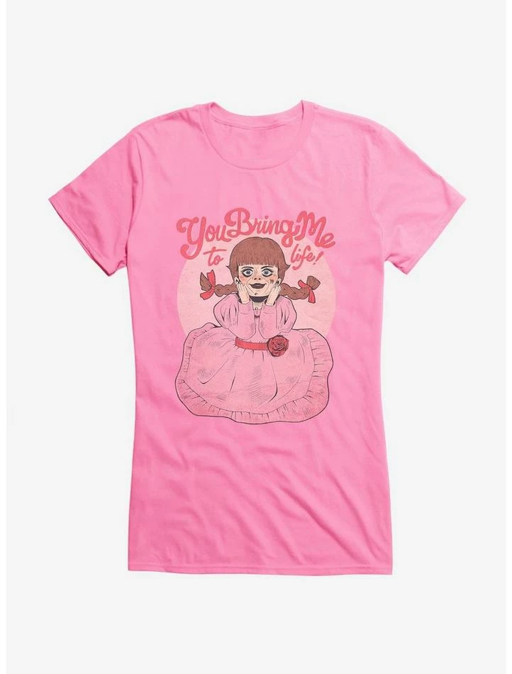 Cheap 𧨠Annabelle You Bring Me To Life π§ Girls T-Shirt β - Image 3