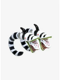 Best Sale π Beetlejuice Sandworm Faux Tunnel Earrings π