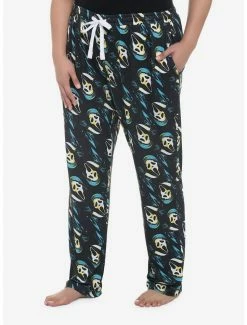 Outlet 😍 Scream Ghost Face Allover Print Pajama Pants Plus Size 🔔