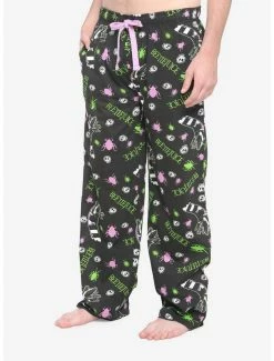 Buy π€© Beetlejuice Logos Pajama Pants π