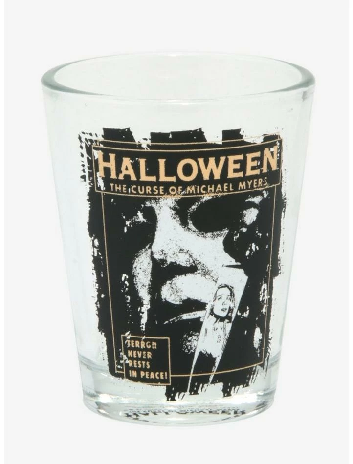 Hot Sale β Halloween: The Curse Of Michael Myers Poster Mini Glass π
