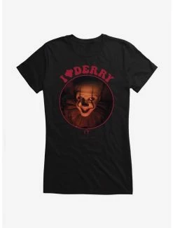 Best Sale 😀 IT Chapter Two I Pennywise Derry 👧 Girls T-Shirt 👏
